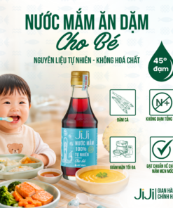 Nước mắm JiJi cho bé 45 độ đạm 200ml